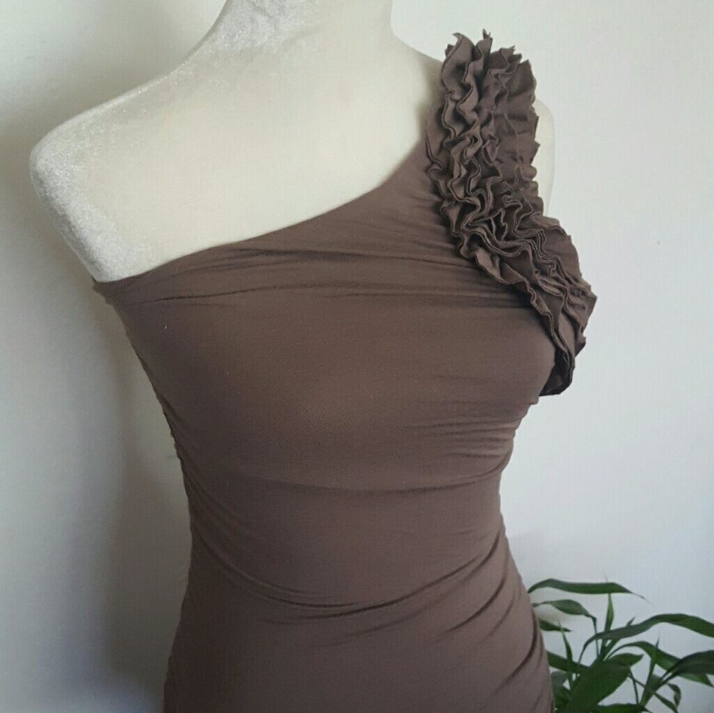 Forever 21 mocha dress - Picture 2 of 4