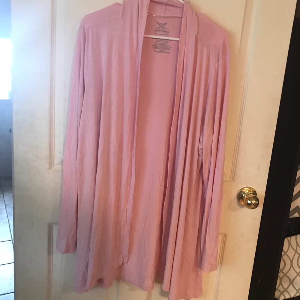 Pink cardigan