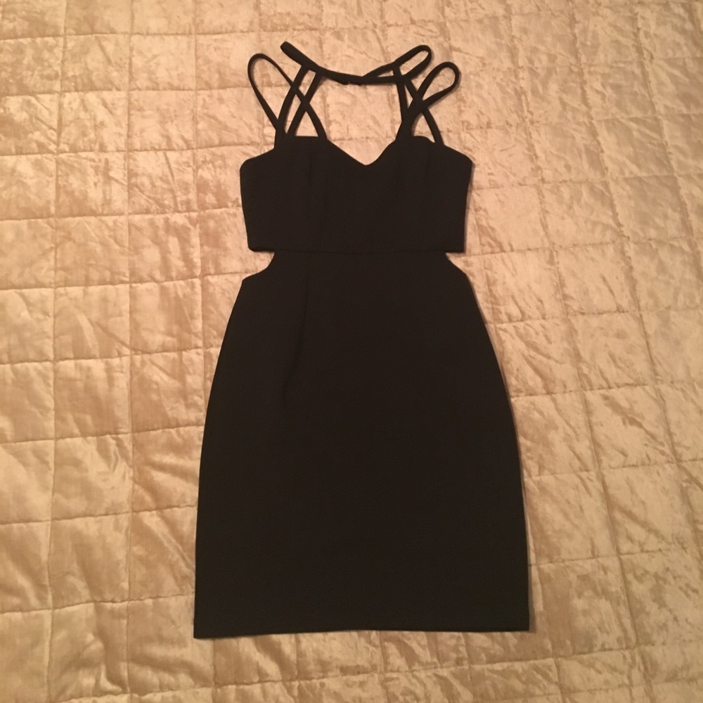 Black cutout dress SZ S