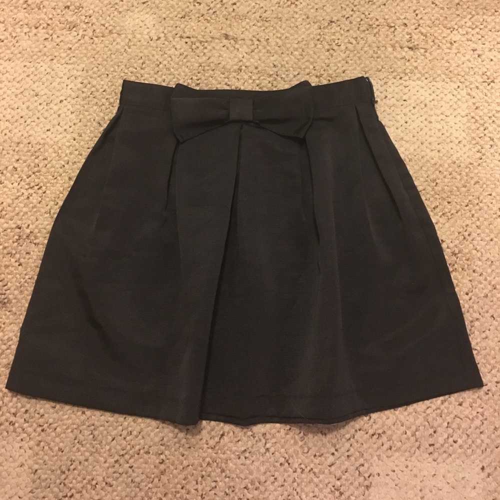 Bethany Mota black bow skirt