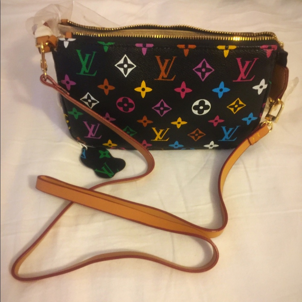 Black crossbody purse, shoulder bag