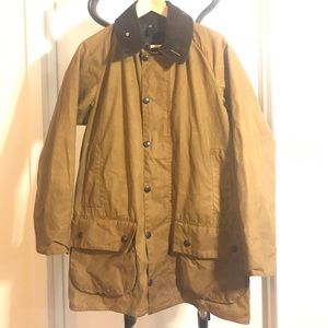 Men's Barbour Beaufort Tan Jacket size M