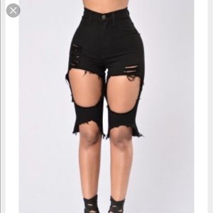Trendy high waist fashion nova shorts