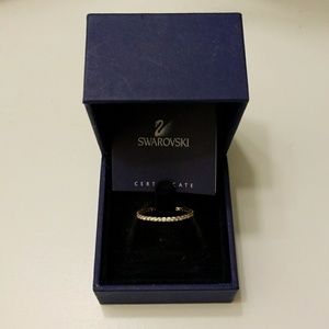 Swarovski Gold Cubic Ring