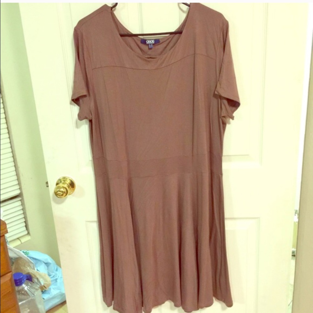 Asos taupe dress
