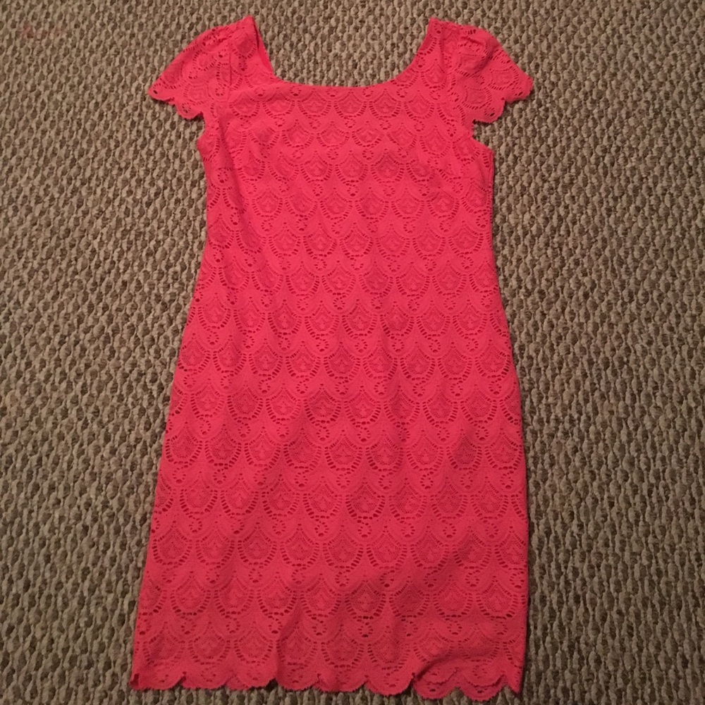 Pink lace style dress