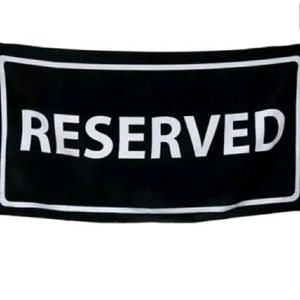 Reserved Beach Towel