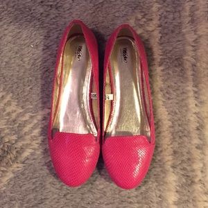 Hot pink flats/lofers