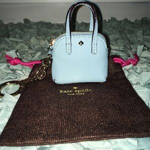 Kate Spade Grace Blue Maise bag charm (keychain)