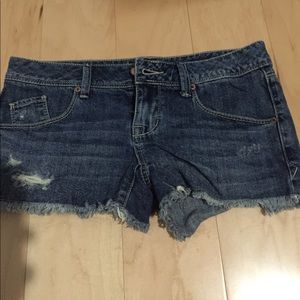 Denim shorts
