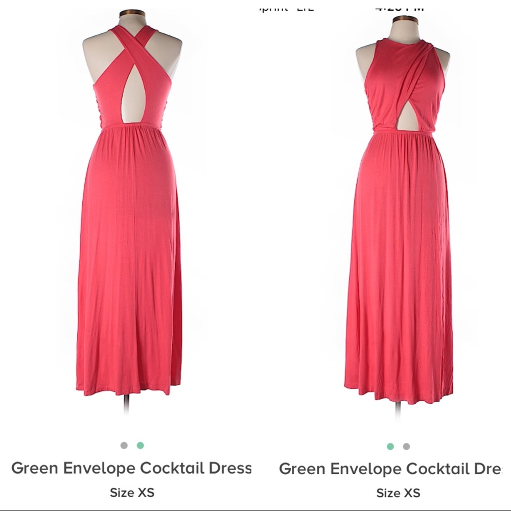 Cocktail maxi dress
