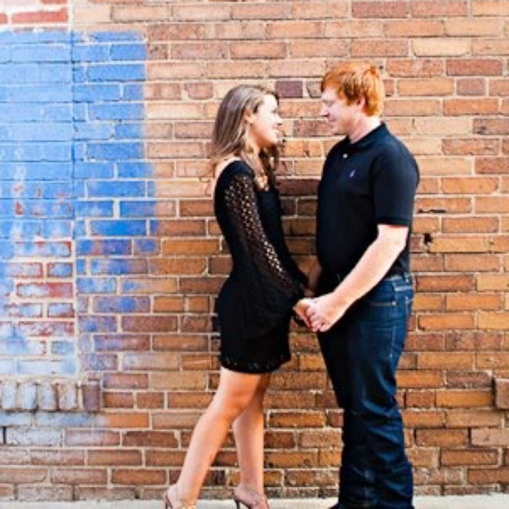 Black crochet free people dress