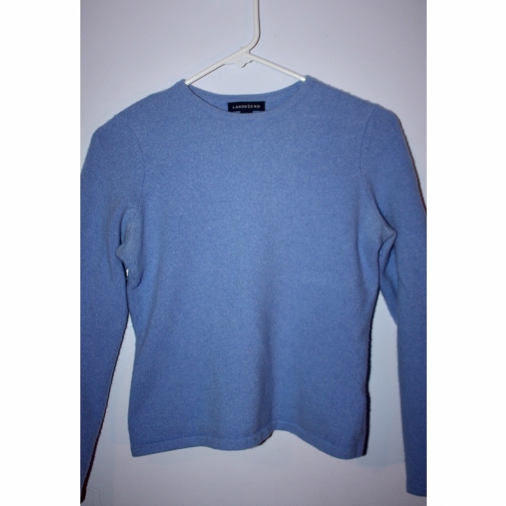 Cashmere Light Blue Sweater