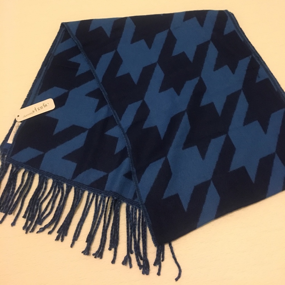 SUPER soft blue scarf.