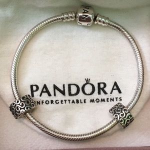 Sterling Silver Pandora Bracelet