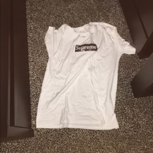 Supreme all white shirt