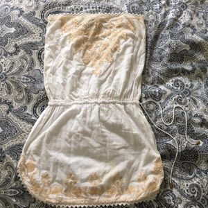 Embellished Cynthia Rowley strapless tube dress