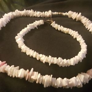 Mother of Pearl Necklace Set NWOT