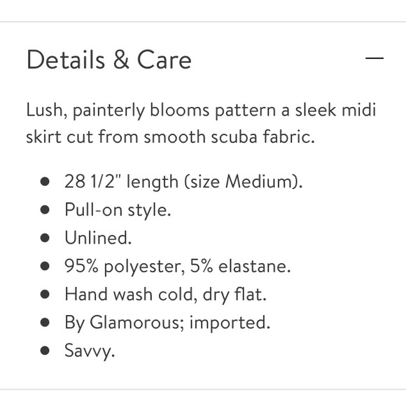 Floral and leaf Glamorous scuba midi pencil skirt - Picture 5 of 5