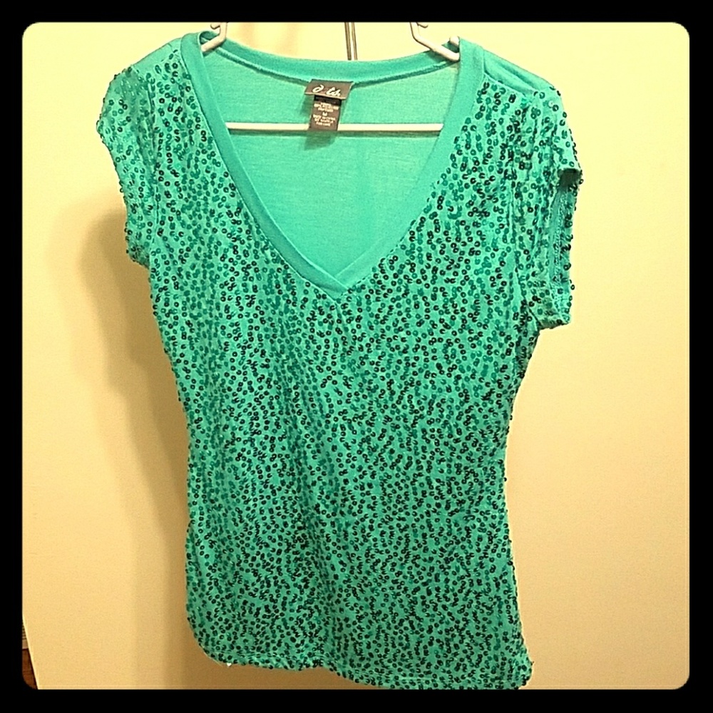 Mermaid sparkle top