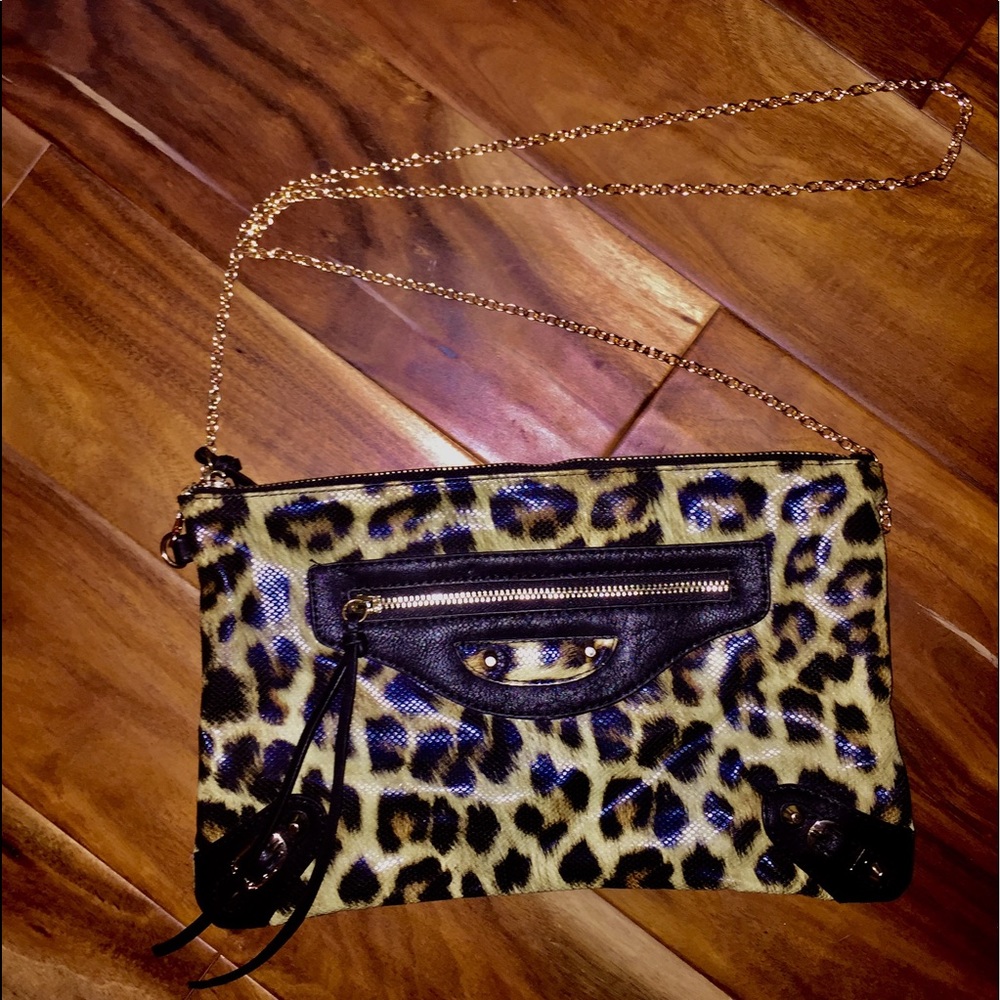 3AM Cheetah print satchel