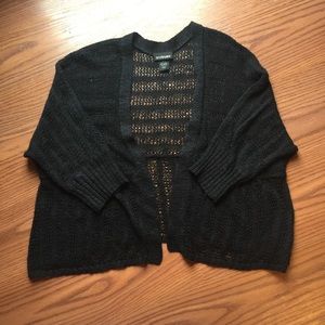 Lane Bryant - Black Knit Overpiece