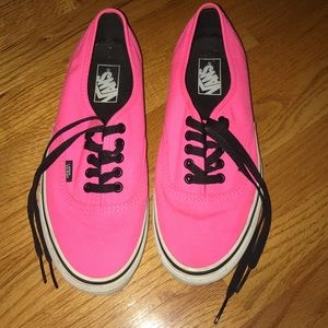 Bright Pink Vans