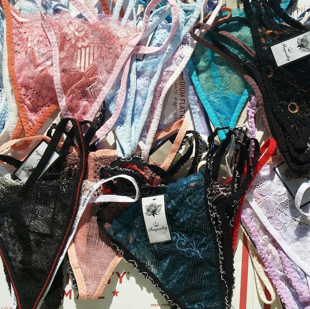 Today only! Lot of 50 Panties Thongs Size M New