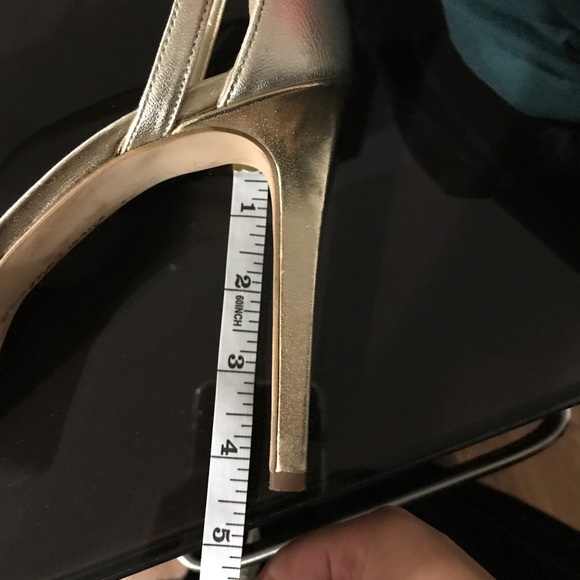 Gold platform sandal heels - Picture 7 of 8