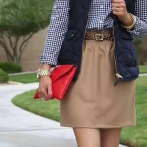 JCrew wool skater skirt