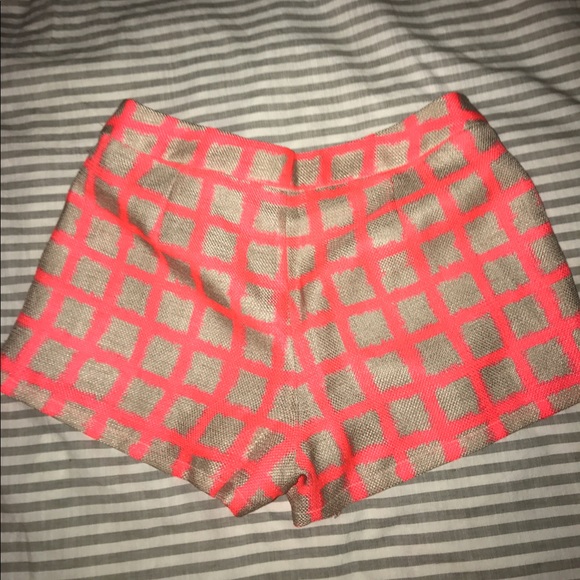 LOWEST💥NWOT Blaque Label sz 0 XS neon pink shorts - Picture 3 of 4