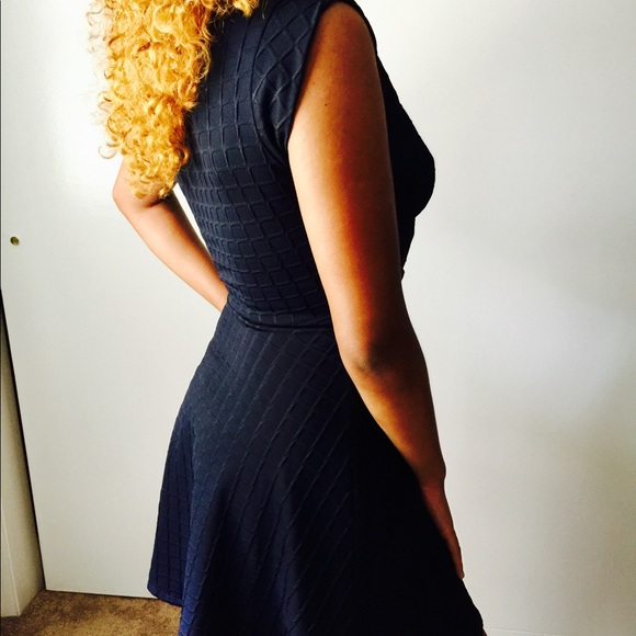 4/$25 Navy Cut Out Dress - Picture 2 of 4