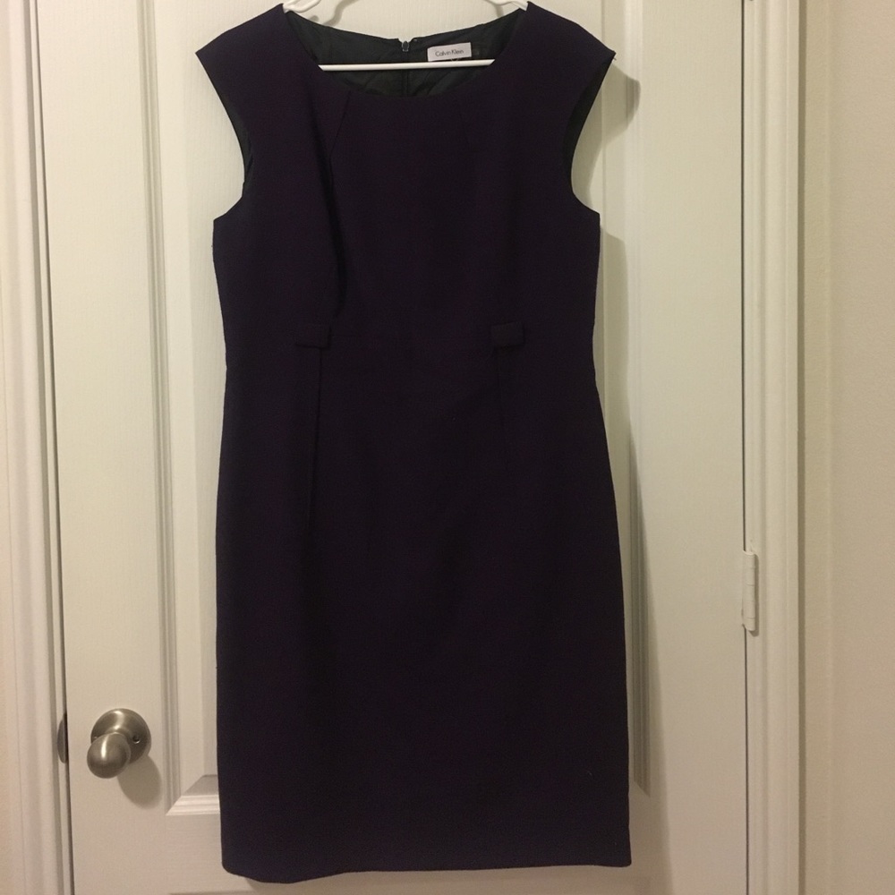Dark Purple Calvin Klein Dress