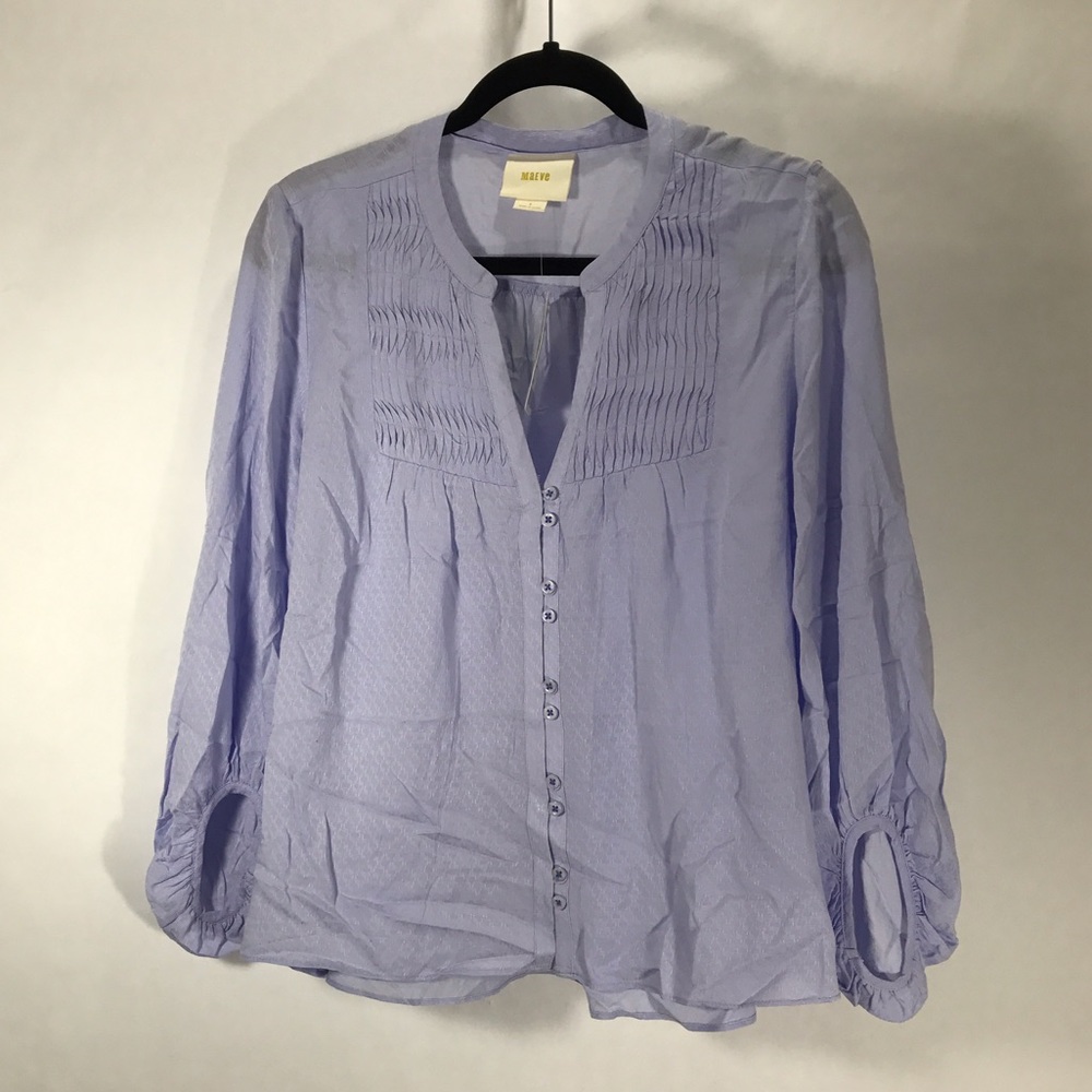 Anthropologie lavender Maeve blouse
