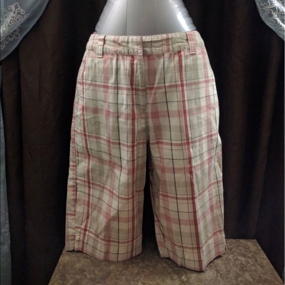 Kim Rogers Plaid Shorts