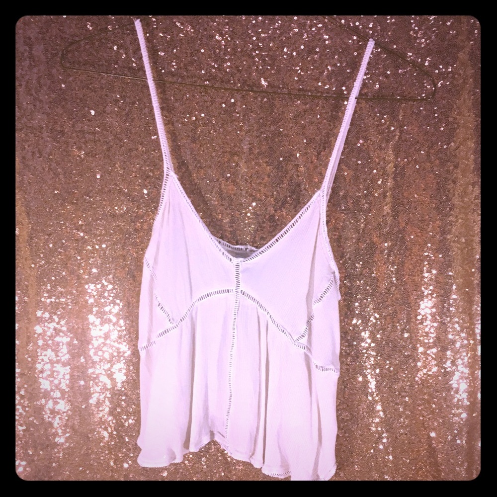 Tobi Ivory Boho Tank Top size Small