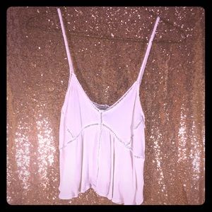 Tobi Ivory Boho Tank Top size Small