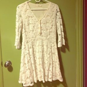 White/cream Lace Dress