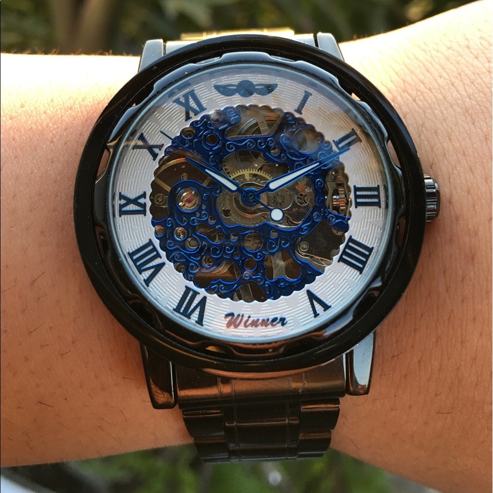 Black, White, & Blue Winner Series II ⌚️ for Men