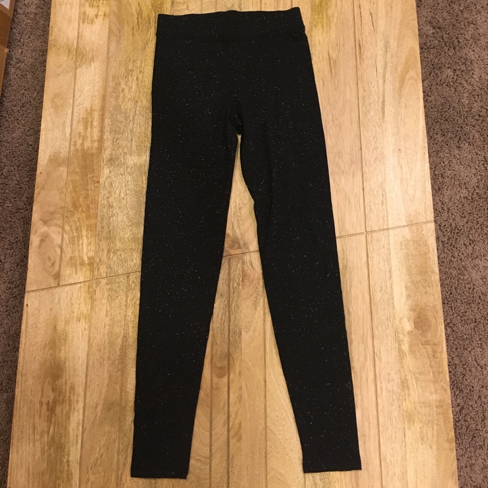 Black speckled leggings PINK VS