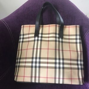 Authentic medium Burberry London Nova Check tote