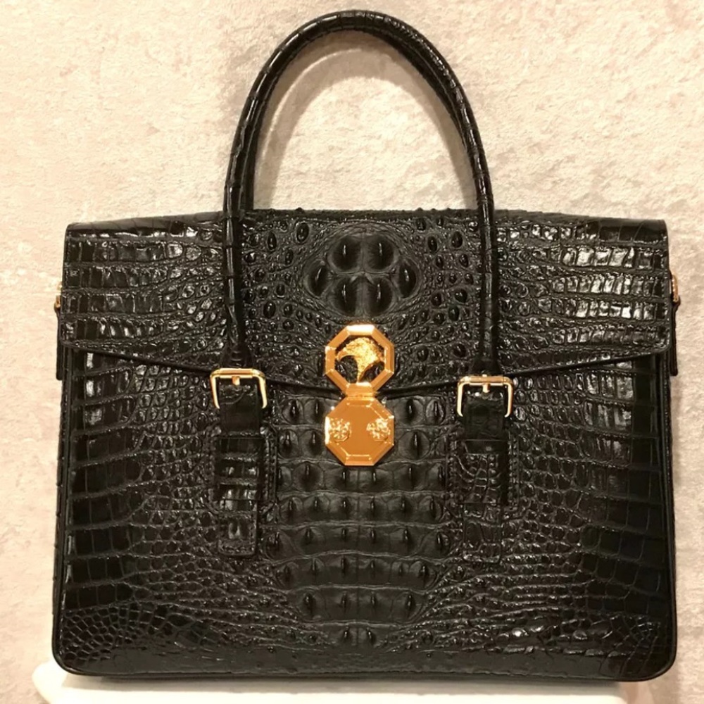 Stefano Ricci Crocodile Briefcase