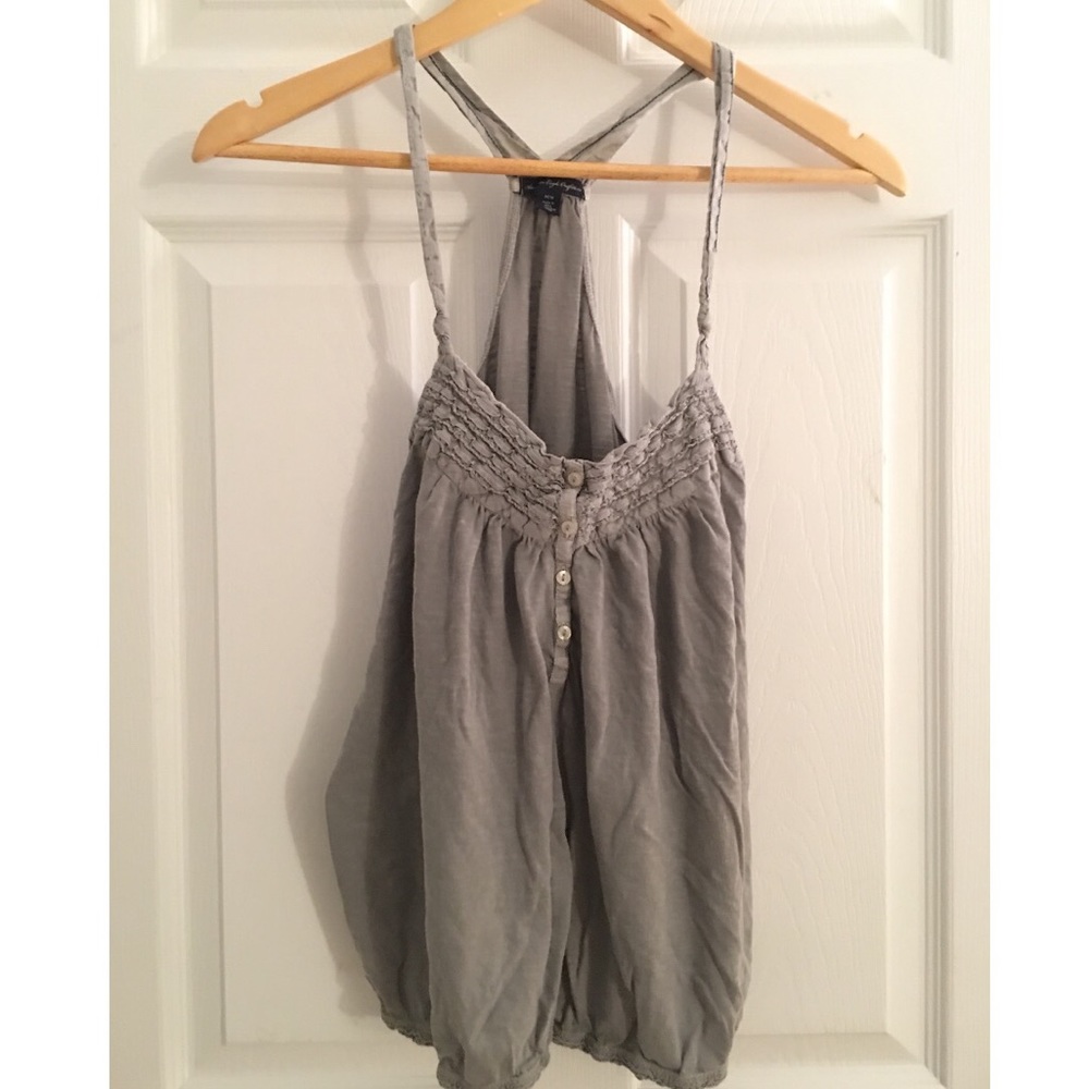 American eagle mint green racer back tank top