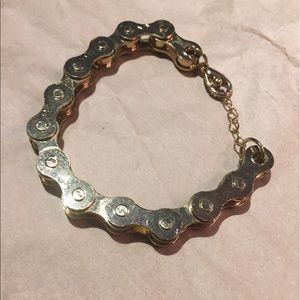 Bike chain bracelet
