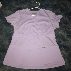 Light purple/Lilac Greys Anatomy Scrub Top