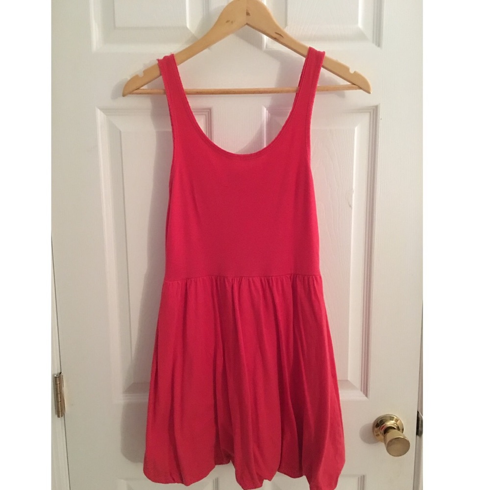 Skater bubble forever21 basics coral dress