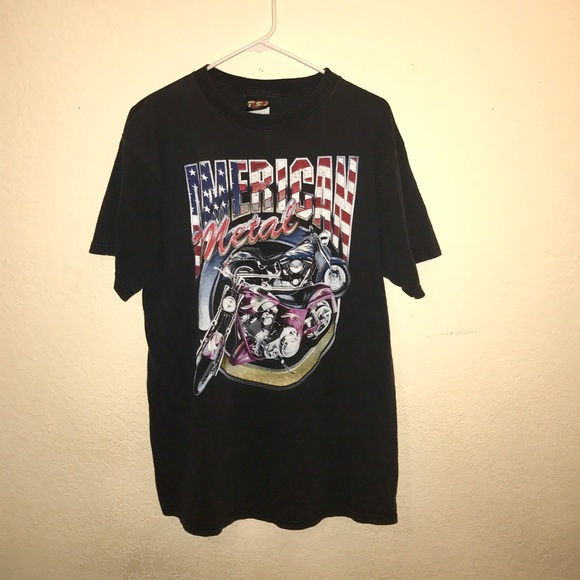 Vintage Tops - Vintage Motorcycle Tee
