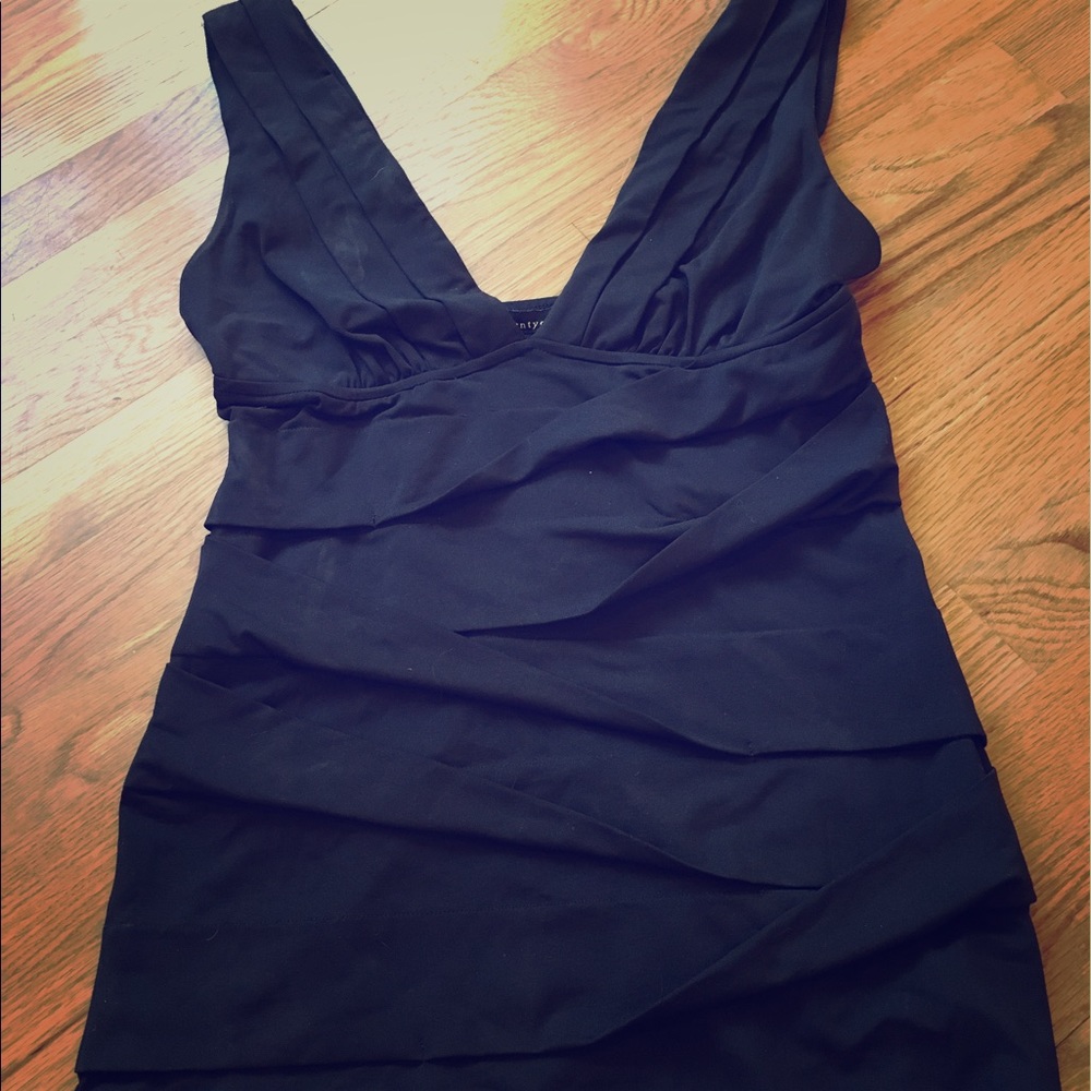 Bandage deep v neck tank top