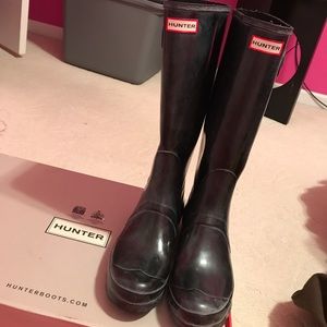 Hunter rain boots