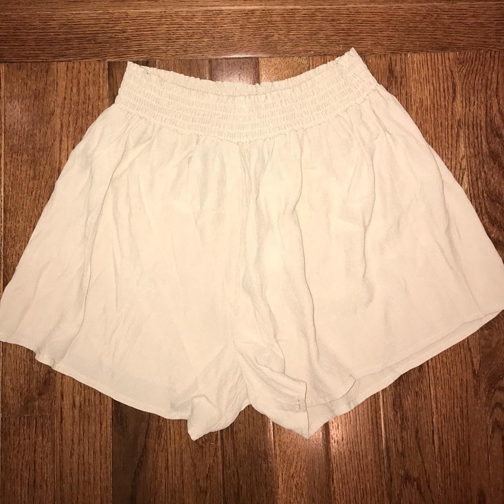 FOREVER 21 Beige Boho Me Gauze Shorts Size L